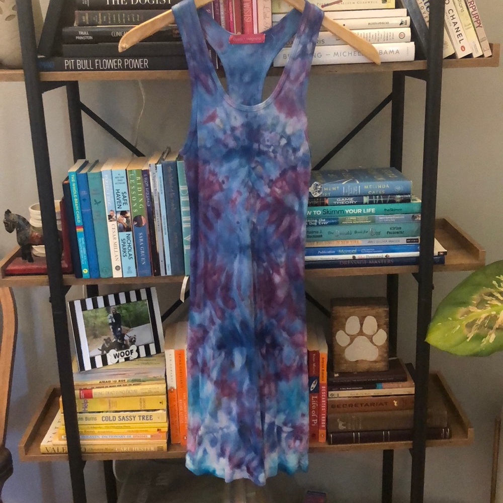 Tie Dye Ribbed Sheath Dress—great for festivals